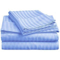 Egyptian Cotton Stipped Bedsheets-Blue