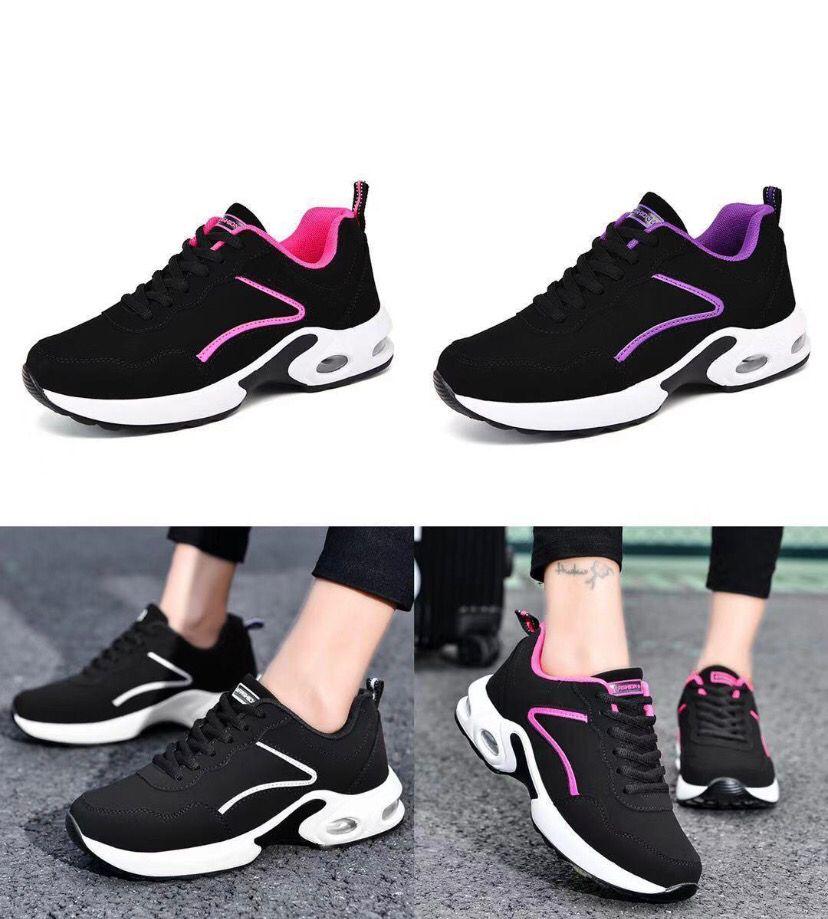 black and hot pink sneakers Fashio