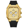 Modern Designer Naviforce Watch - Gold