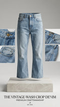 Bershka light blue flare split-hem jean