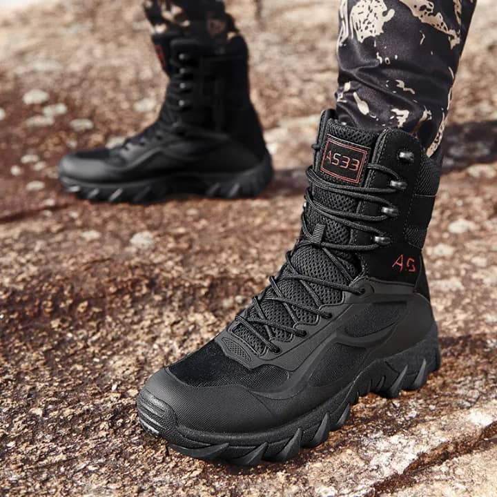 Tactical High Boots AS33 Zipp - Black [LF]