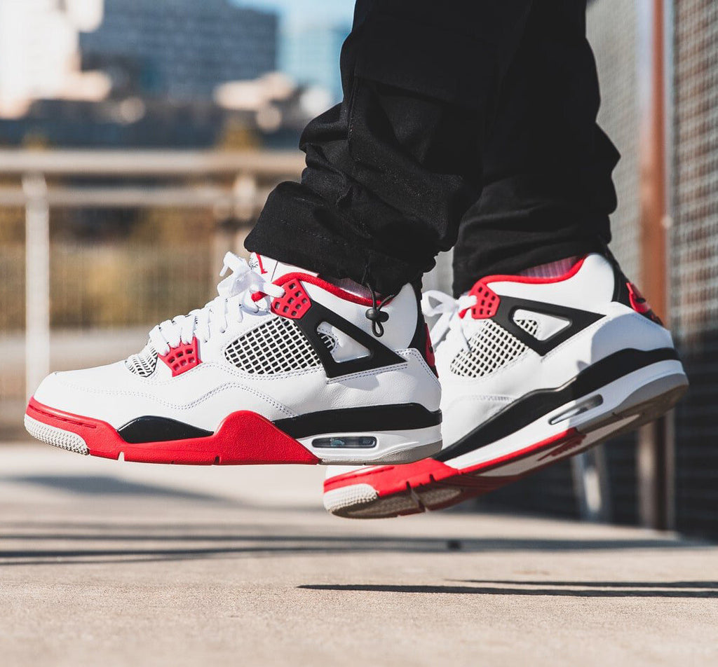 Nike Air Jordan 4 Retro "Fire Red" sneakers