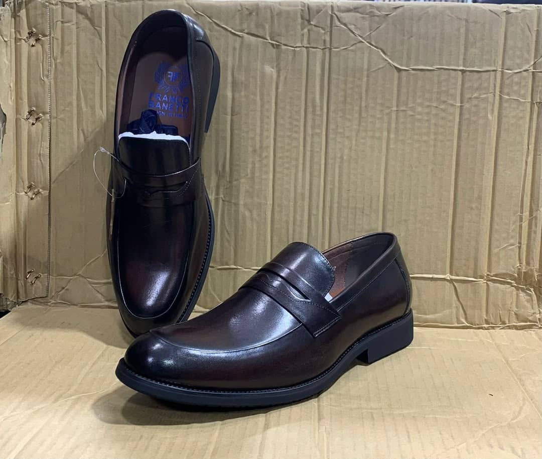Classic Penny Loafer Leather Dress Shoes