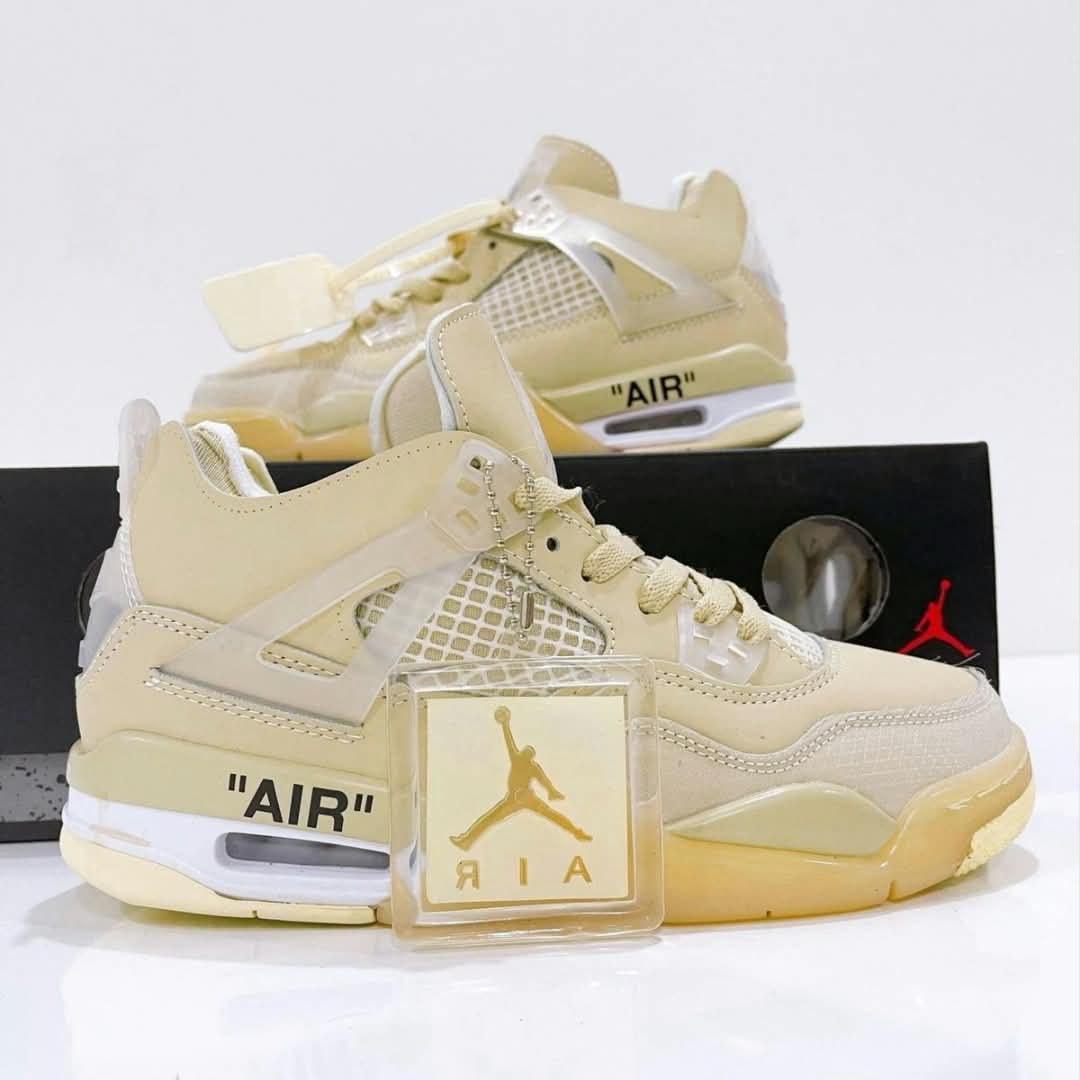 Off-White × Nike Air Jordan 4 SP "Sail" sneakers