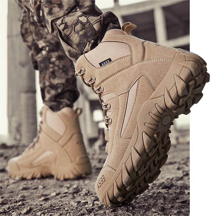 Wygwlg tactical combat boots in desert