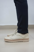 Pinstripe Plimsoll leather Shoes
