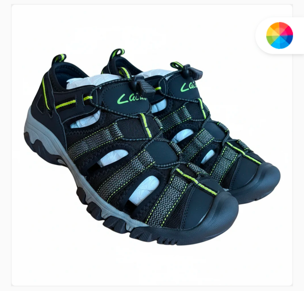 Brown outdoor hybrid hiking sandals