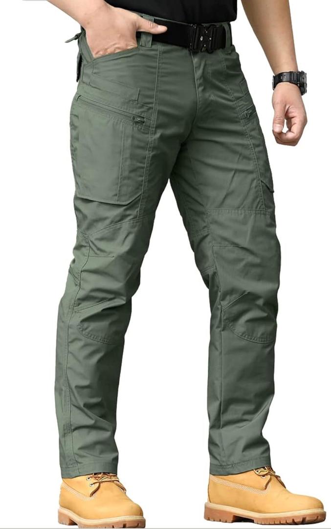 CARWORNIC Men's Lightweight Tactical Cargo Pants