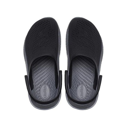 Black and grey Crocs Lite ride 360 Clogs