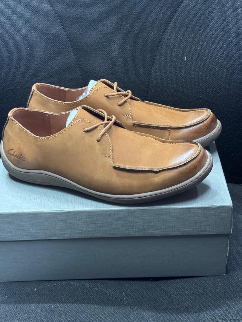 Clarks casual leather shoes