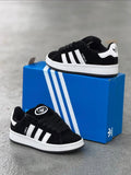 Black and white Adidas Campus 00s sneakers