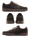 Travis Scott x Air Jordan 1 Low OG "Velvet Brown" sneaker