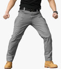 Light gray NAVEKULL men's lightweight tactical cargo pants