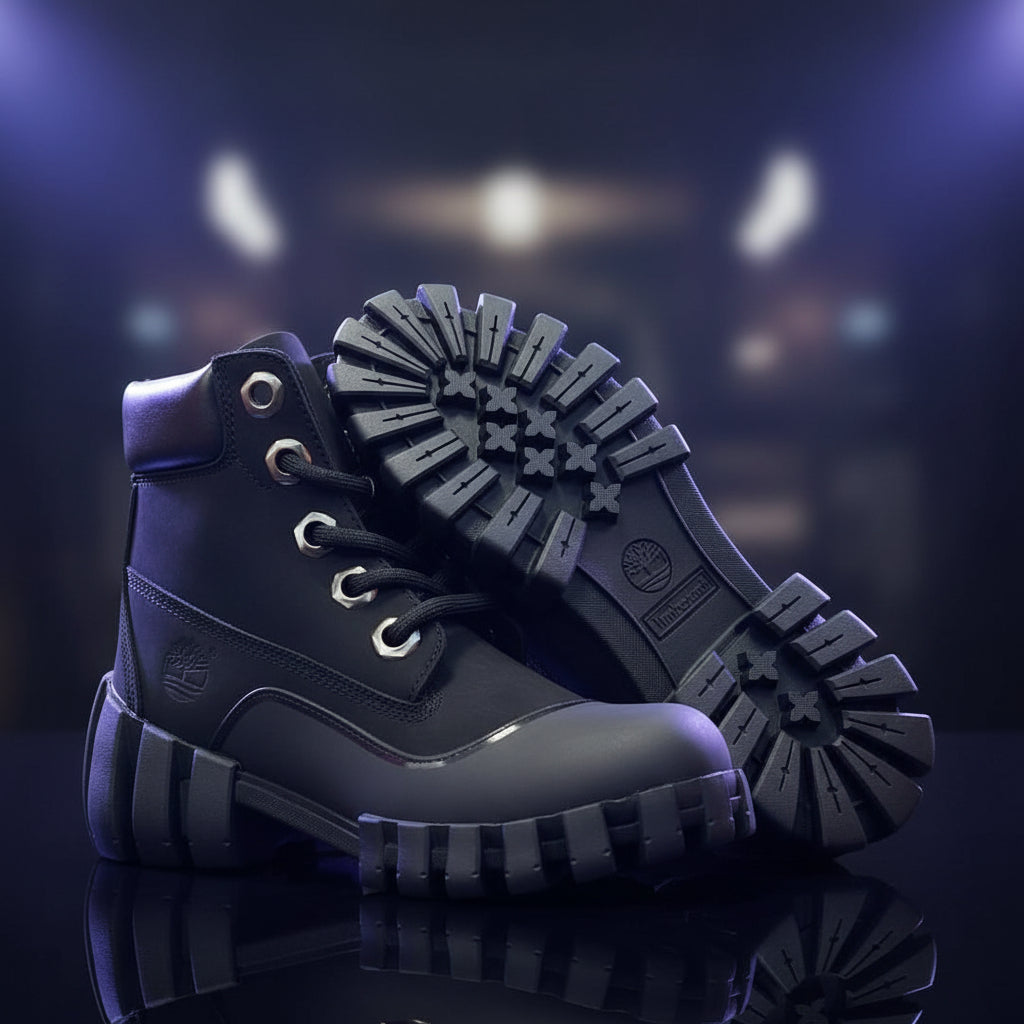 Black Timberland x Humberto Leon Future 73 6-Inch Boots