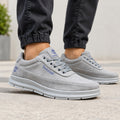 Grey low-top Timberland smart casual sneakers
