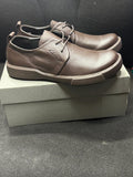 Brown leather Clarks casual low-top shoes