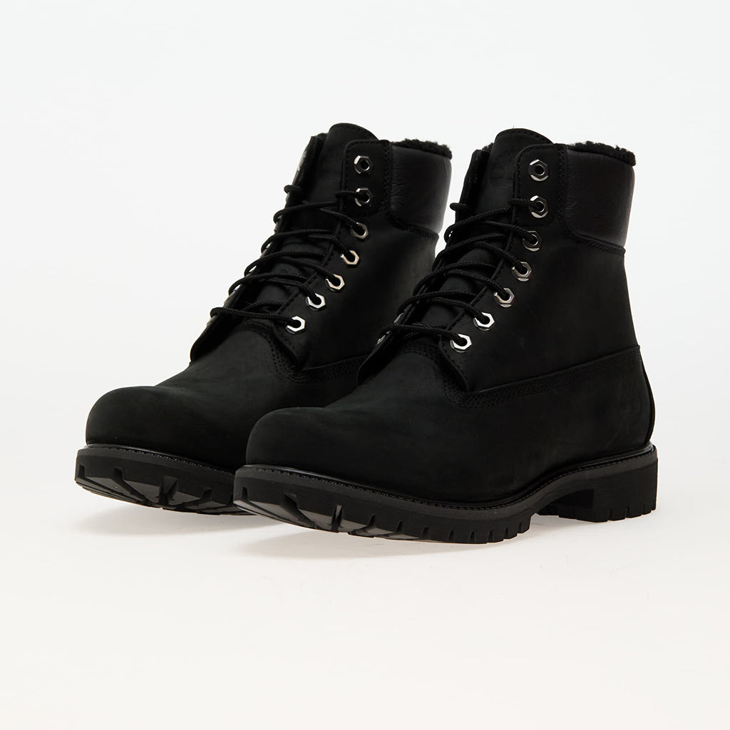 Timberland 6-Inch Premium Waterproof Boots in black.