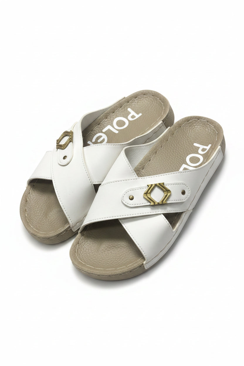 Polex flat slip-on sandals