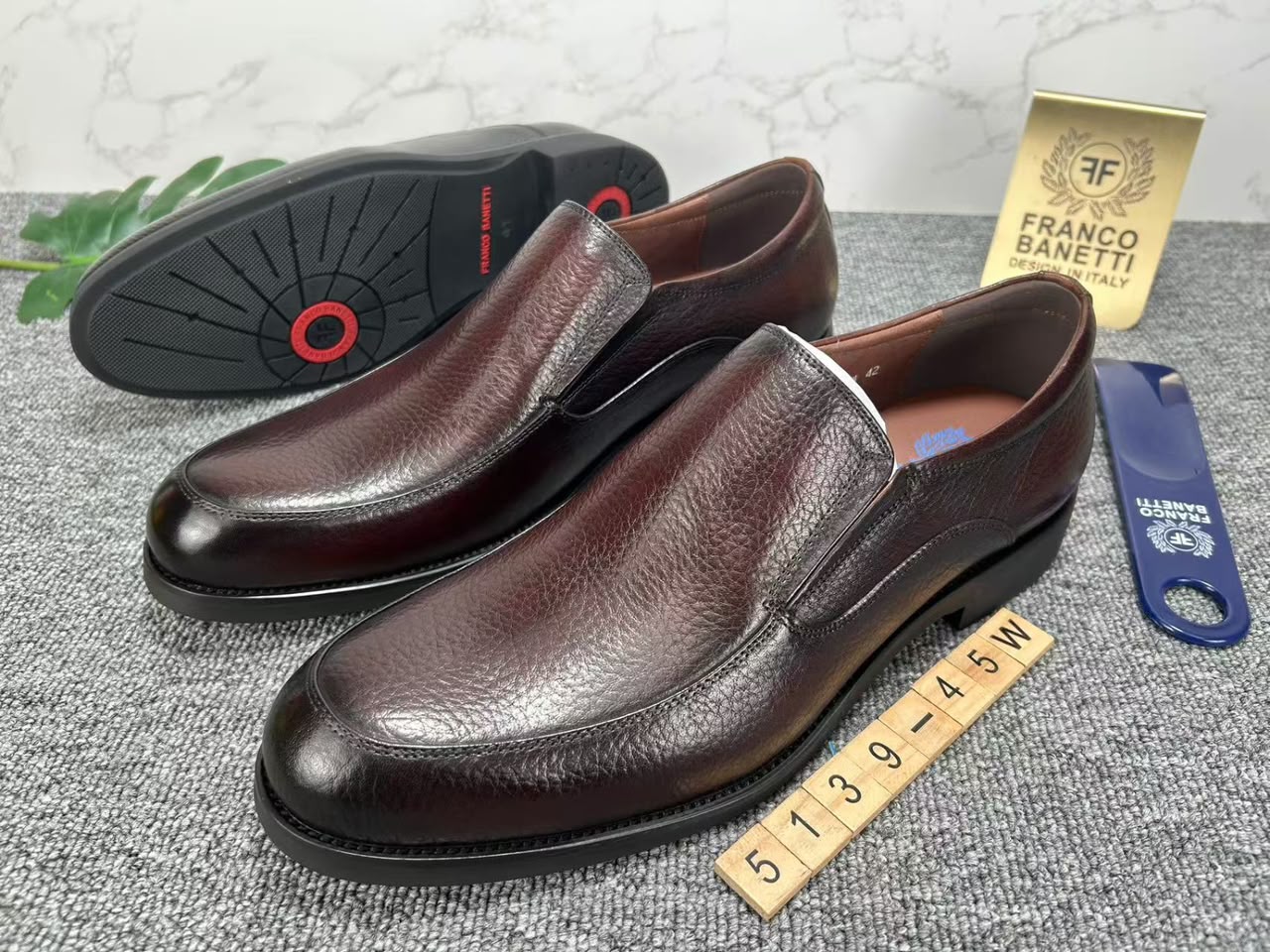 Franco Banetti Textured Slip-On Loafer
