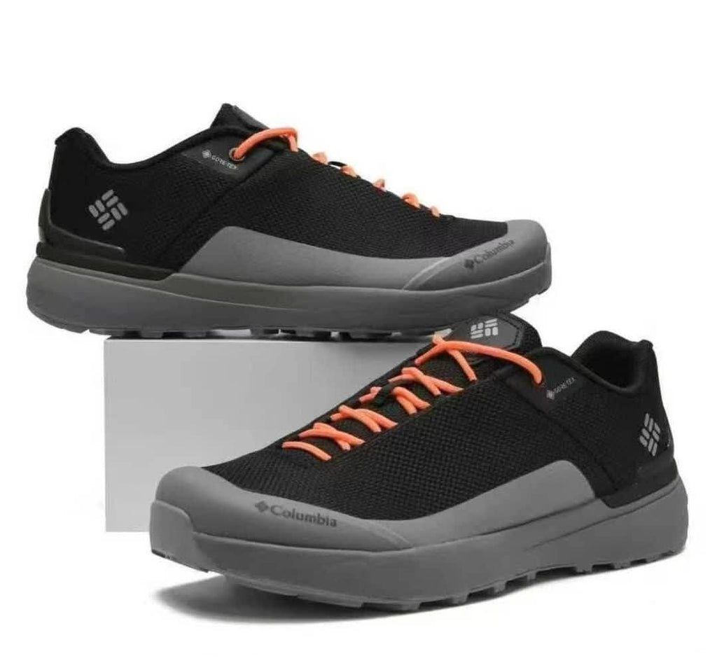 Black and grey Columbia outdoor sneakers