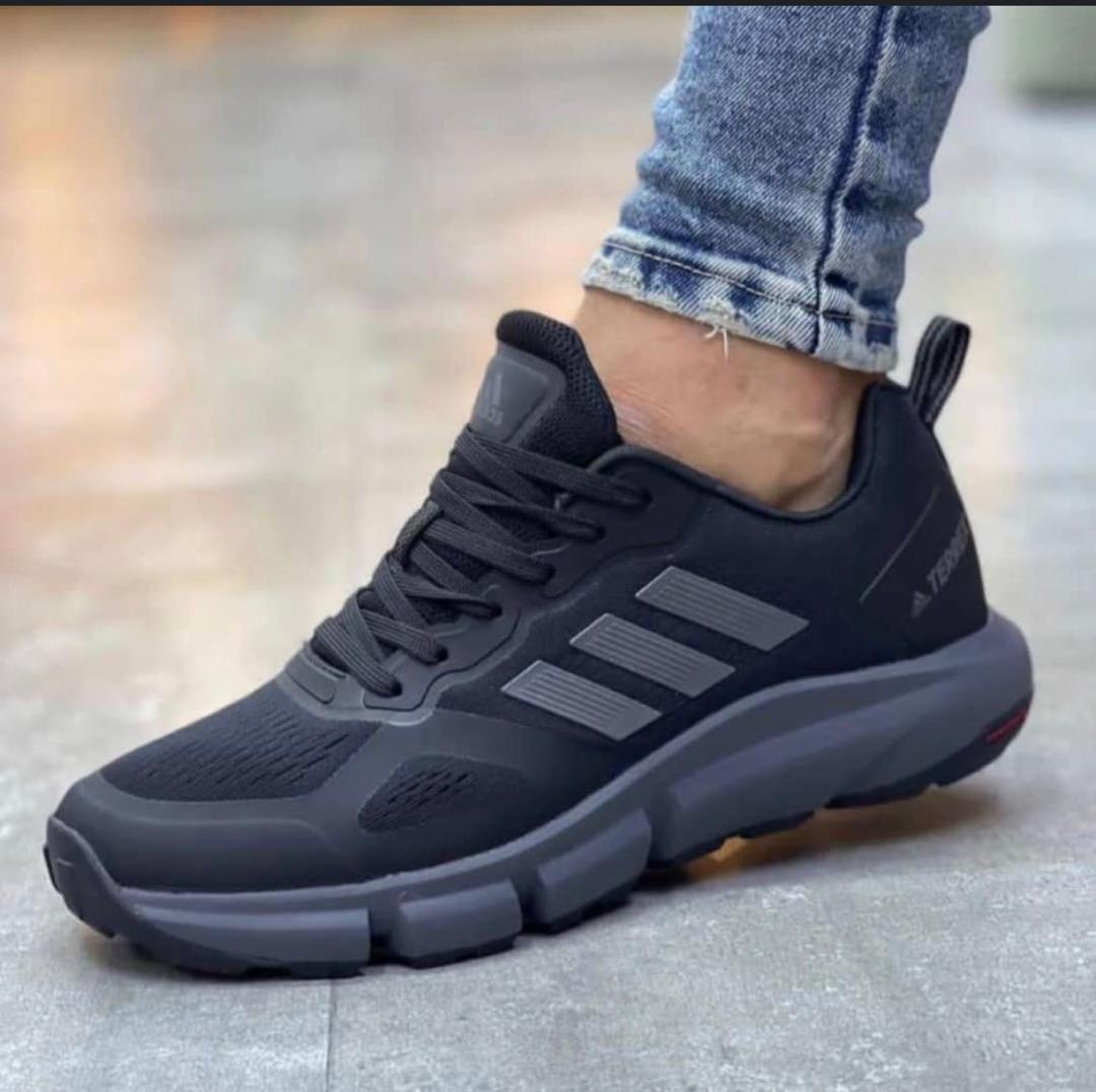 Black Adidas Terrex runner sneakers