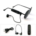 Black polarized smart sunglasses