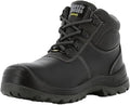 high-cut safety boots feature a durable