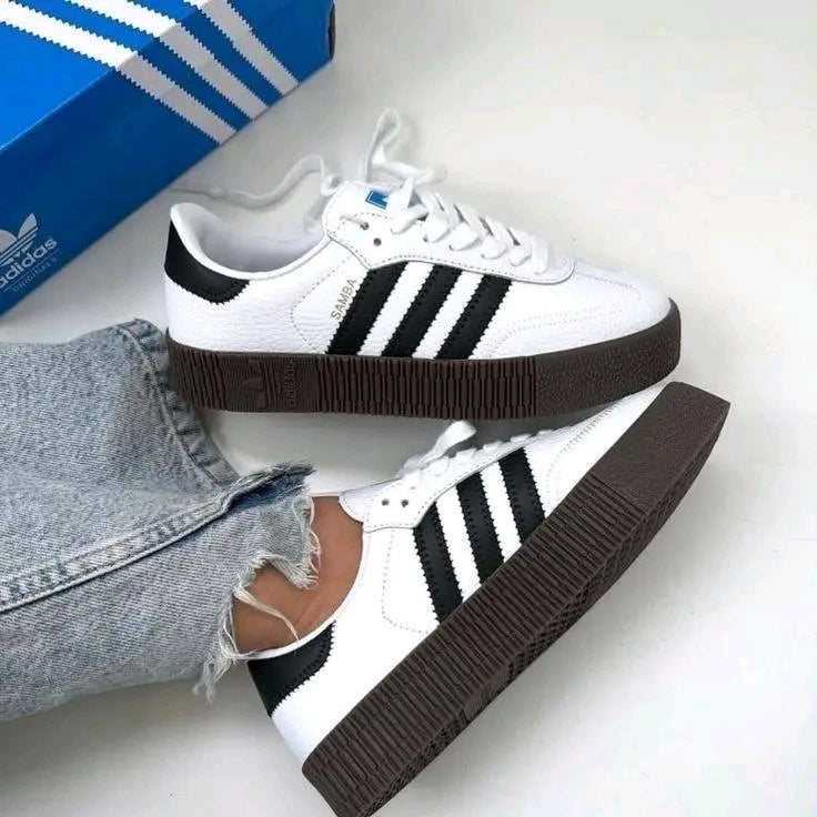 Adidas Samba platform sneakers