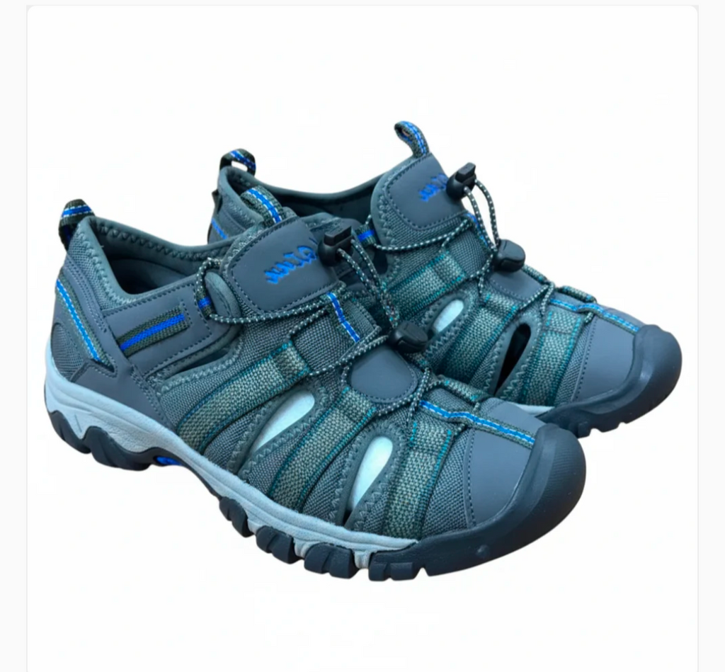Brown outdoor hybrid hiking sandals