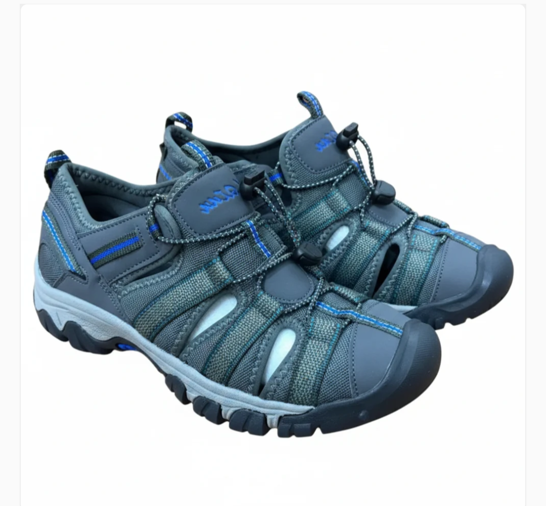 Brown outdoor hybrid hiking sandals