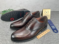 Banetti premium dark brown leather