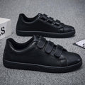Black, low-top casual sneakers