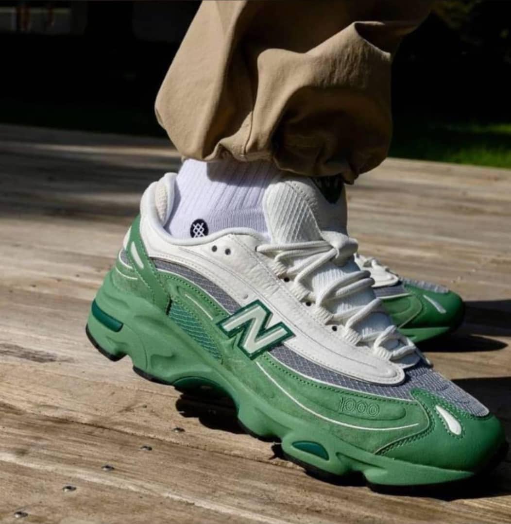 New Balance 1000 in the Mallard Green