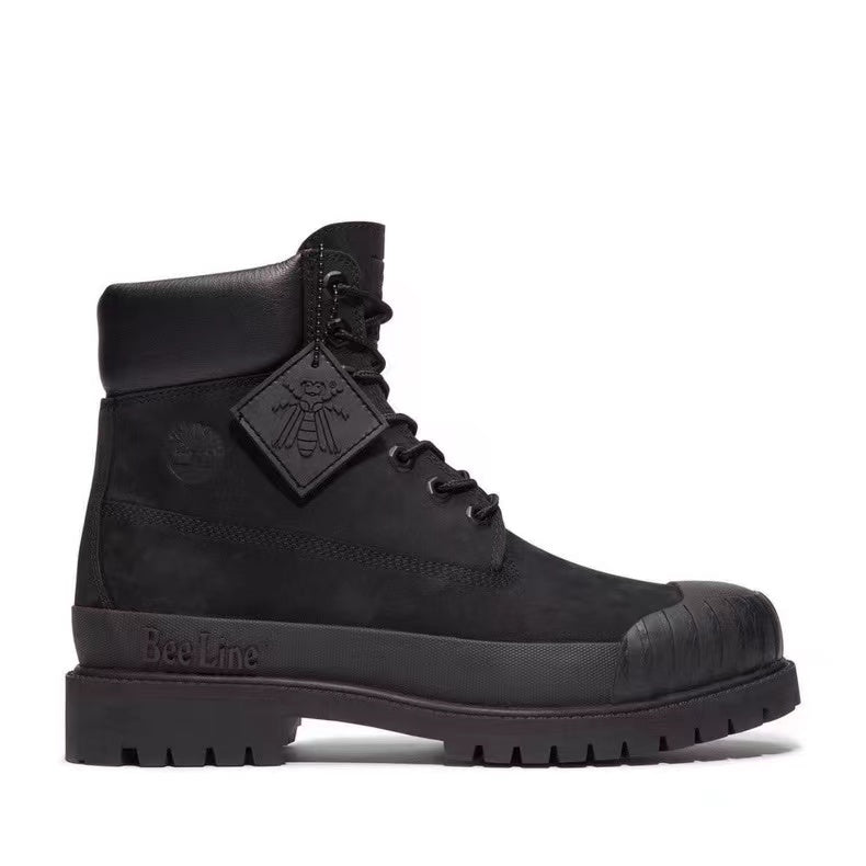 Black Timberland x Bee Line 6-Inch Premium Rubber Toe Boot