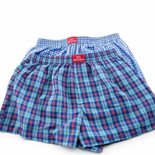 2 Pack of Men's Cotton Boxers - Multiple Color