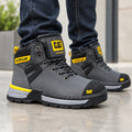 Black Caterpillar Excavator Superlite Work Boots
