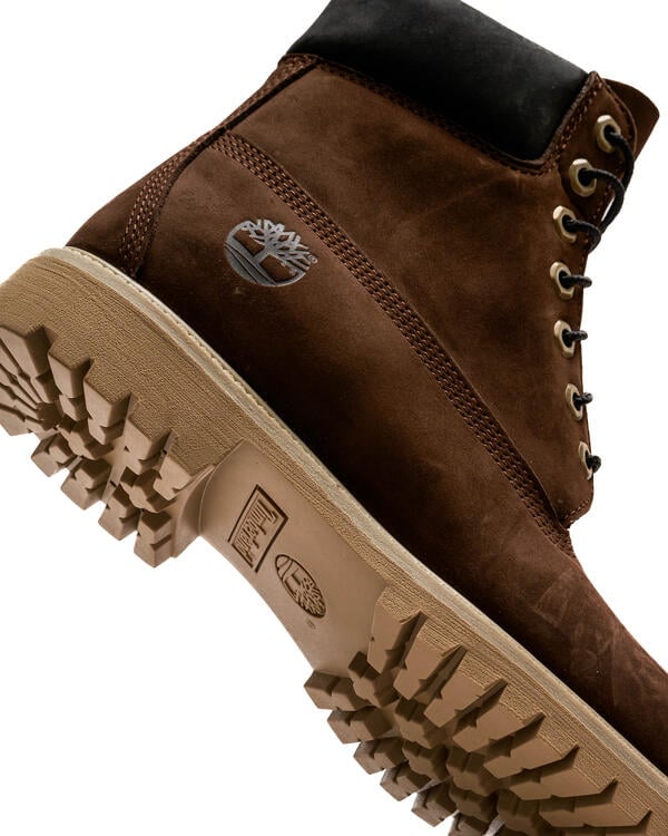 6-Inch Premium Boots in a dark brown