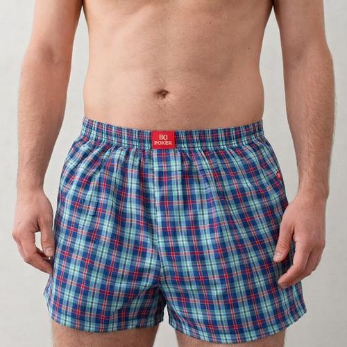 2 Pack of Men's Cotton Boxers - Multiple Color