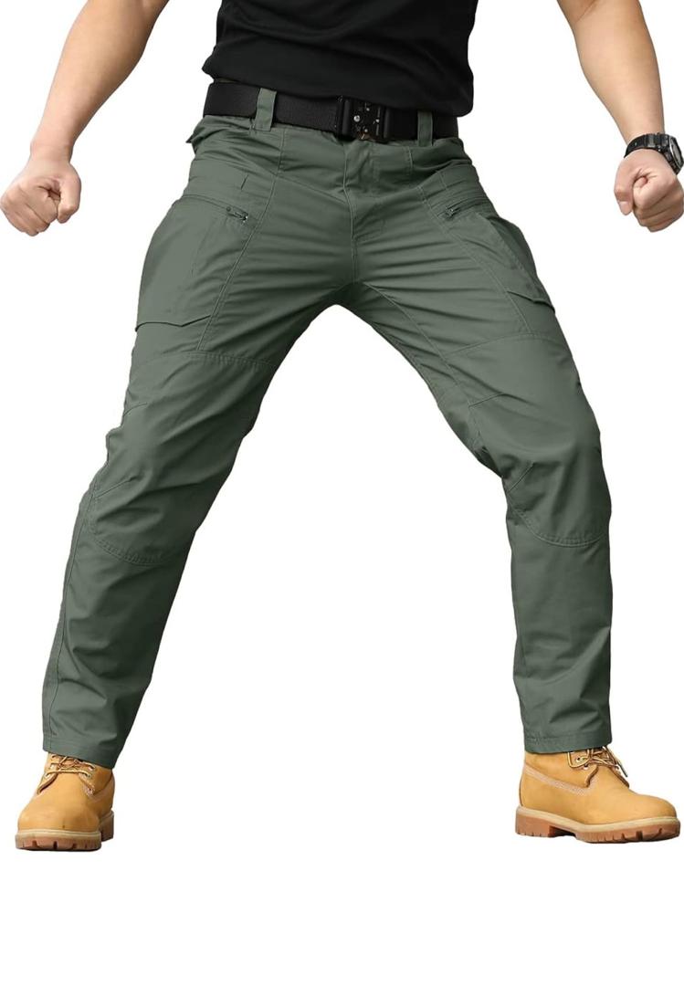 CARWORNIC Men's Lightweight Tactical Cargo Pants