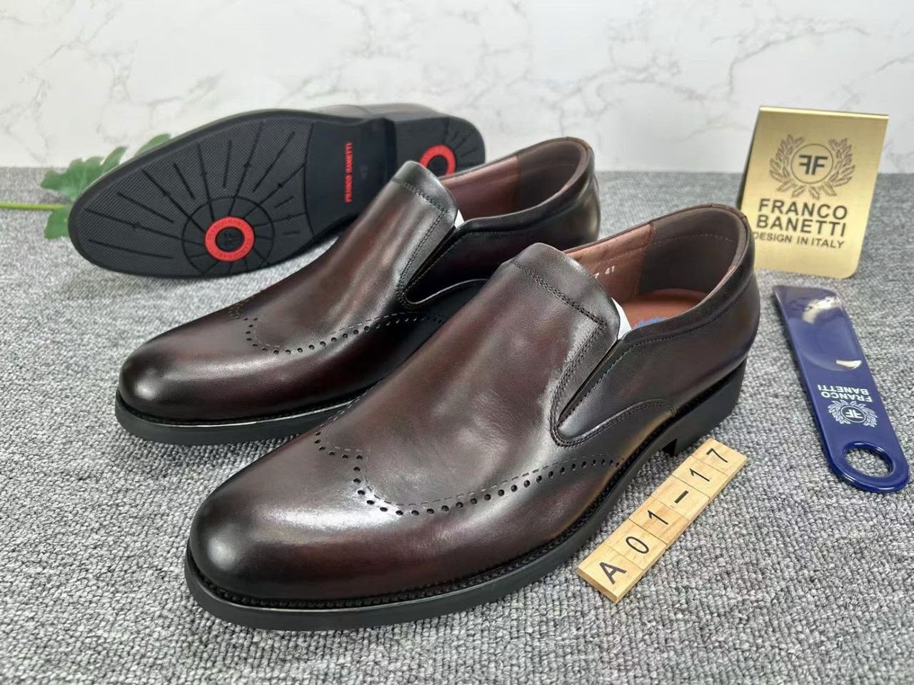 Banetti Men's Genuine Leather